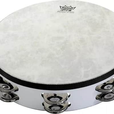 Half Moon Handheld Tambourine – Double Row Metal Jingles, Lightweight & Durable Percussion Instrument image 2