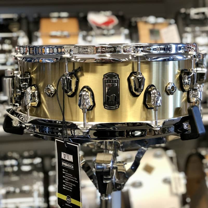 Mapex Black Panther Metallion 14 x 5.5" Brass Snare Drum image 1
