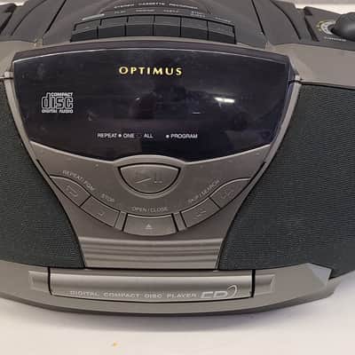 Optimus 14-516 Portable CD Player Cassette Recorder AM/FM Radio Boombox Tested image 12