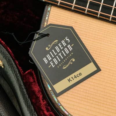 Taylor - (2025) Builder's Edition K14CE - Acoustic-Electric Guitar - V-Class - Natural - w/ Hardshell Case - x5011 image 15