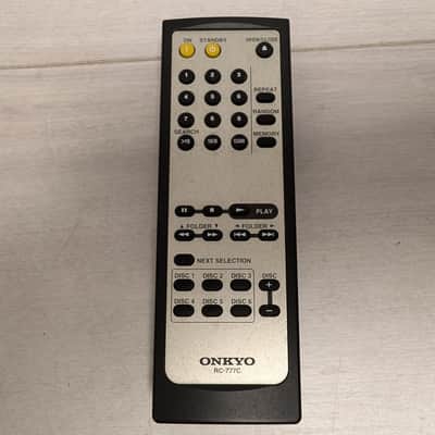 Onkyo RC-777C Remote Control for DX-C390 Disc Changer image 1