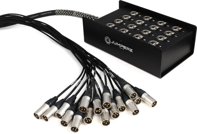 JUMPERZ 16-channel Studio Drop Snake - 25 foot image 1
