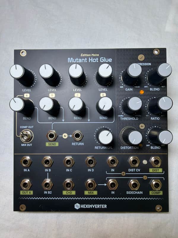 Erica Synths Hexinverter Mutant Hot Glue - Black Edition Noire image 1
