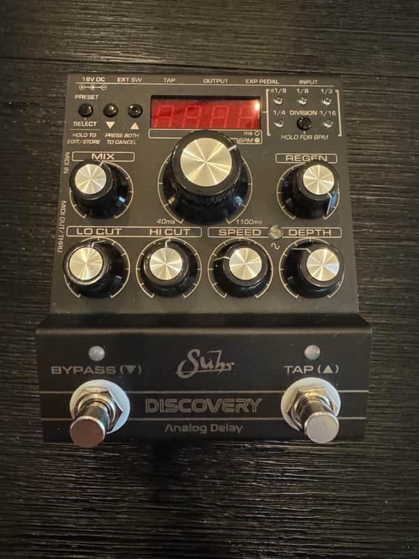 Suhr Discovery Analog Delay 2024 - Present - Black Cerakote image 1