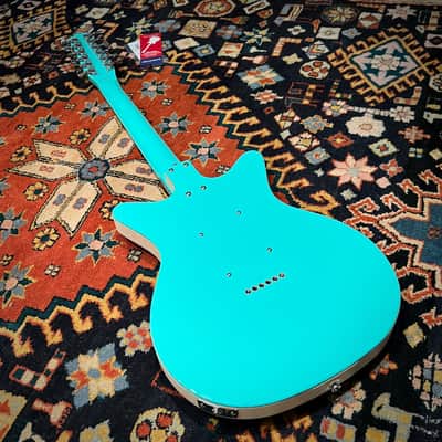 Danelectro '59 Double-Cut 12-String Guitar, Dark Aqua--The Classic JP-Style Dano with 12! image 4