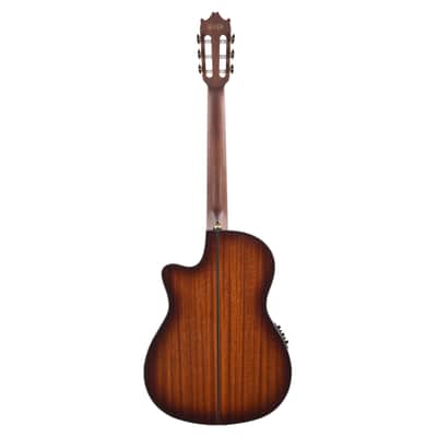 Ibanez GA35TCEVLS Thinline Cutaway Classical Acoustic-Electric Violin Sunburst High Gloss image 5