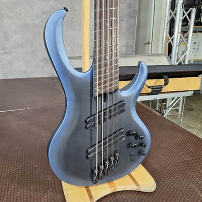 Ibanez BTB605MS-MAM Bass Workshop 2024 - Present - Midnight Arctic Ocean Matte image 5