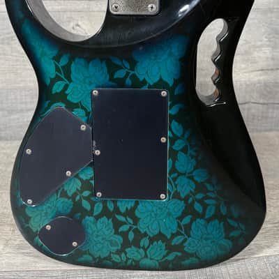 Ibanez JEM Steve Vai JEM77 1991 - Blue Floral Pattern - 1st Year! image 15