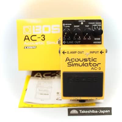 Boss AC-3 Acoustic Simulator With Original Box Guitar Effect Pedal AV11027 image 1