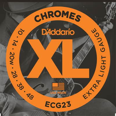 D'Addario Guitar Strings  ECG23  Chromes Light Electric image 1