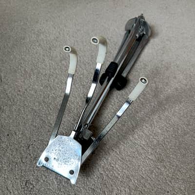 Premier Olympic Flush Base Snare Stand 1970s - Chrome image 5