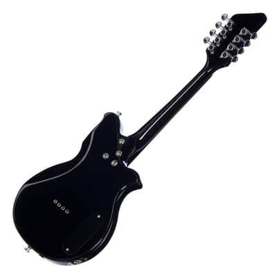 Airline Guitars MAP Mandola Black Left-Handed image 8