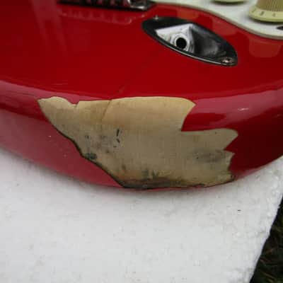 Fender Squier Stratocaster Guitar, 1984-1987, Japan, Serial # E642167, Torino Red, Gig Bag image 10