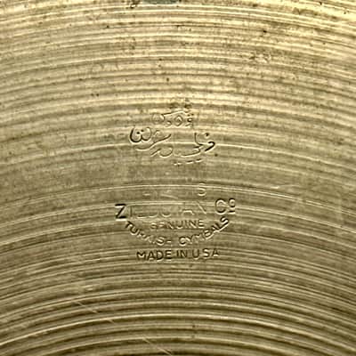 14" Zildjian A 1940s-1950s Trans Stamp Hi-Hat Cymbal Pair 762g/788g *Video Demo* image 2