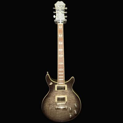 Used 2022 Epiphone DC Pro Midnight Ebony TFW3166 image 1