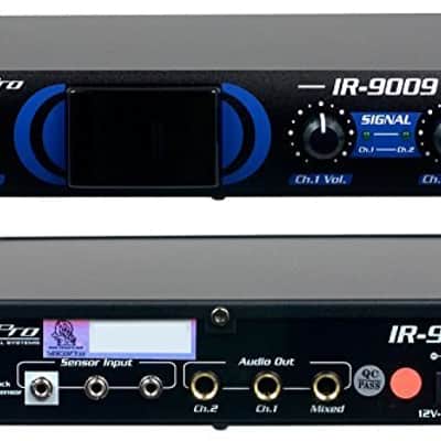 VocoPro Infrared Dual Wireless Microphone System, Black, IR-9009-2 (IR90092) image 2