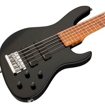 Sadowsky MetroExpress 5-String 24-Fret Modern Bass Roasted Maple Fingerboard 5-String High Polish, Solid Black image 7