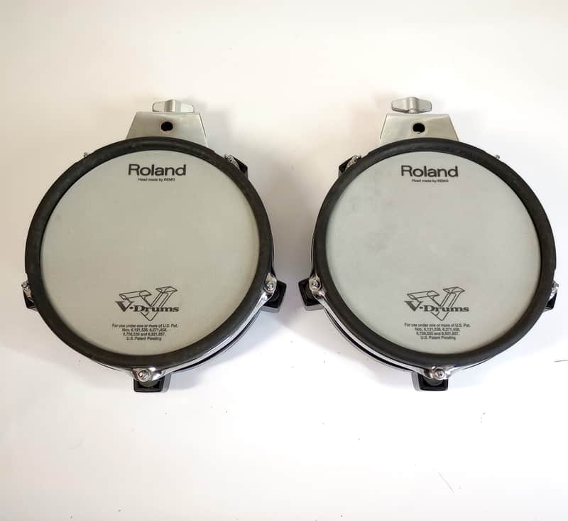 PAIR OF TWO Roland PD-85BK V-Pad 8" Dual Trigger Mesh Drum Pad 2010s - Black image 1