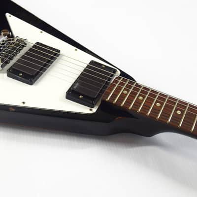 Gibson Kirk Hammett 1979 Flying V Custom Shop Murphy Lab 2012 - Ebony image 5