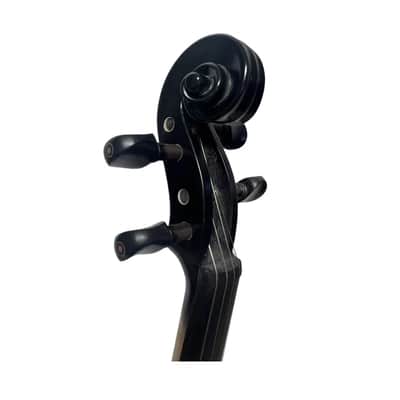 SONG Crazy-1 black 4/4 electric Violin, Solid Hard wood body, Hand made, Good sound, Free case bow cable image 11