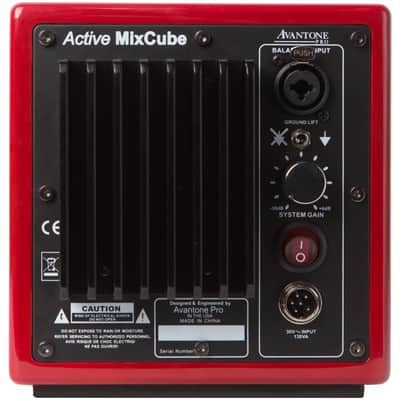 Avantone Active Mixcube Studio Monitor Red Mono image 2