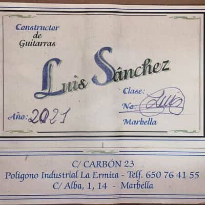 Luis Sanchez 2021 “Negra” - great sounding, easy playing and nice looking handmade guitar - check video! image 18
