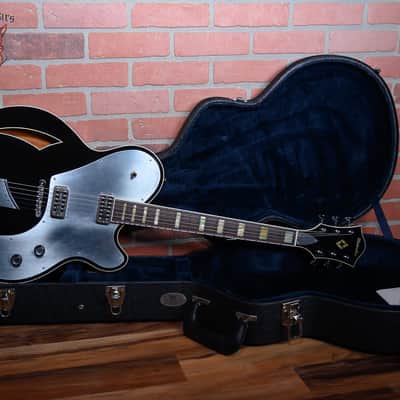 Motor Ave Guitars BelAire Black Top 2021 w/OHSC image 2