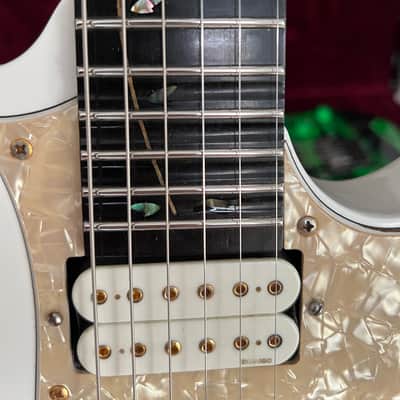 Ibanez JEM7V-WH Steve Vai Signature with Ebony Fretboard 1998  White image 5