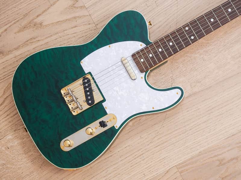 2012 Fender Telecaster Custom '62 Reissue Quilted Maple Green