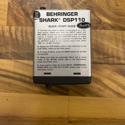 Behringer DSP110 Shark Feedback Destroyer (Discontinued) NOT FUNCTIONING – For Parts or Repair image 4