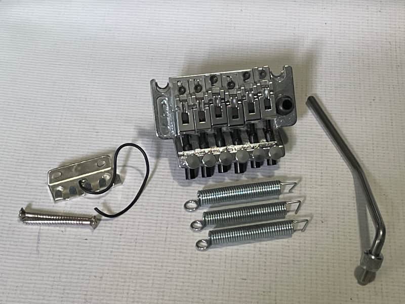 1990's Jackson Performer Guitars JT-500 Chrome Licensed Floyd Rose Tremolo Guitar Bridge Vibrato & Arm image 1