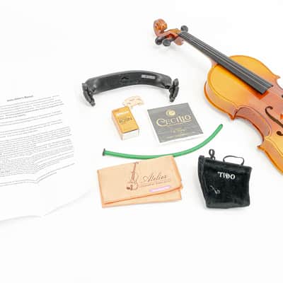 Mendini by Cecilio MV400 Solid Wood Violin – Beginner/Student Model with Case image 5