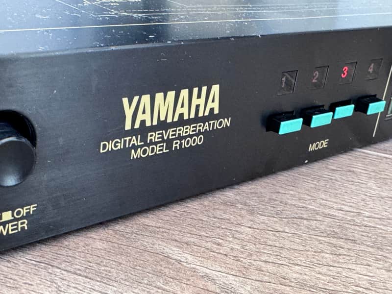 Yamaha R1000 Digital Reverberation 1980s - Black image 1