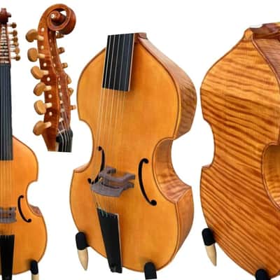 Baroque Style SONG profession maestro 6*6 string 27" viola da gamba sweet tone image 1