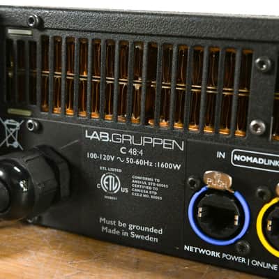 Lab Gruppen C 48:4 4800W 4-Channel Power Amplifier CG01201 image 10