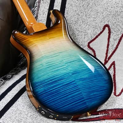 PRS Wild West Guitars 25th Anniversary Limited Run Wood Library Artist Package Hollowbody II Piezo Beach Fade Smoke Burst 5.40 LBS (US Only / No International Shipping) image 11