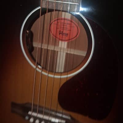 Gibson Custom J-45 Custom Red Spruce Acoustic Guitar - Vintage Sunburst image 5