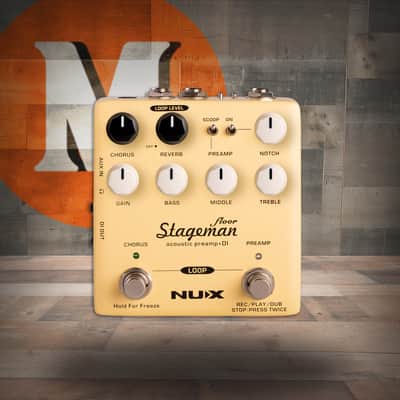 NUX Stageman Floor Acoustic Pre-Amp & DI (NUX NAP5) image 1