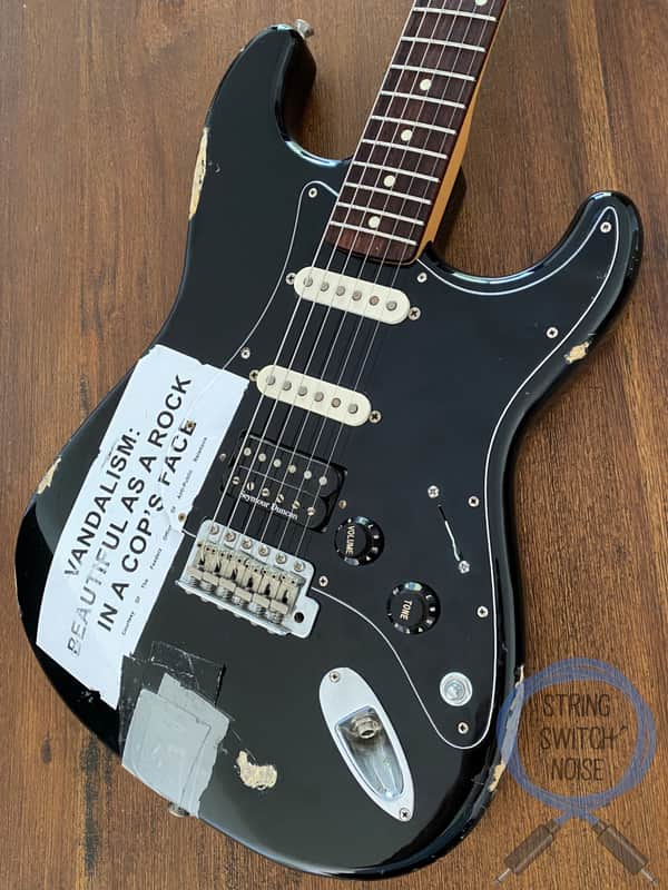 Fender “VANDALISM” Stratocaster, MIJ 1999, Kurt Cobain, Custom Built Modified image 1