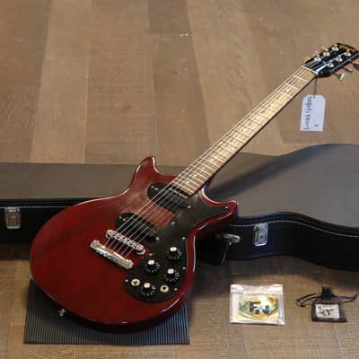 1976 Gibson Melody Maker Electric Guitar Cherry Red + HSC image 1