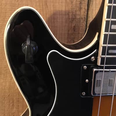 Hagstrom Viking Left Handed Semi Hollow Bass Guitar Tobacco Sunburst Lefty image 12