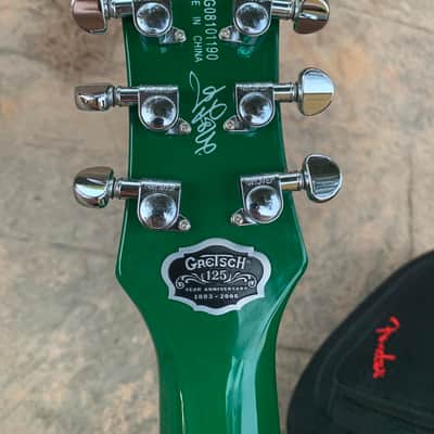 Gretsch G5135GL Electromatic G. Love Signature Corvette 2009 - 2012 - Phili-Green with Competition Stripe image 5