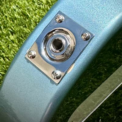 Squier FSR Thinline Cabronita, Ice Blue Metallic w/Matching Headstock & Upgrades, Paranormal Fender Telecaster image 8
