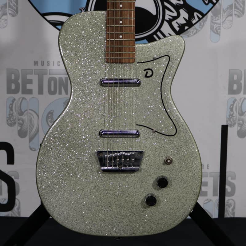Danelectro'56 Baritone Silver Metalflake image 1