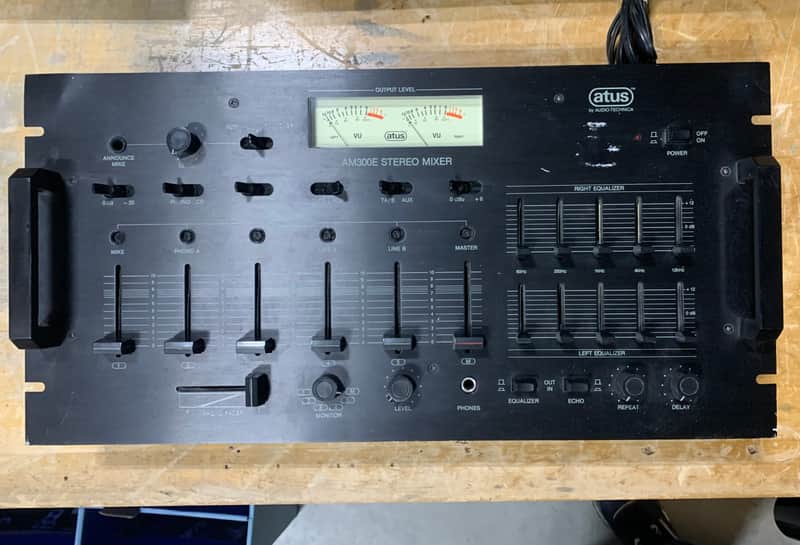 Audio-Technica Atus Mixer, 1980s - Black image 1