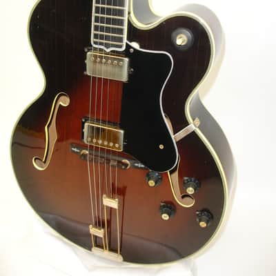 1991 Epiphone Emperor "F" Hollow-body Electric Guitar, Antique Sunburst w/ Case image 4