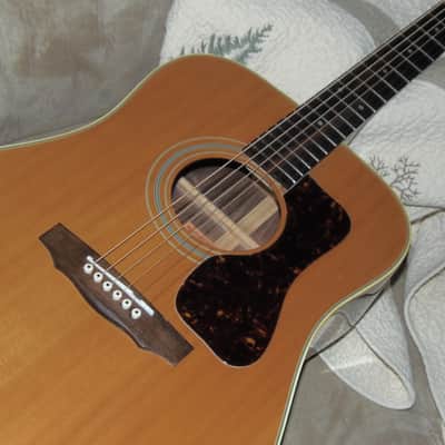 VERY RARE! 1976 Aria Pro II (Guild D50 copy)W/Pick-up*Solid Spruce top-Rosewood B&S*Matsumoku-Japan* image 24