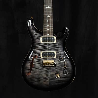 PRS 40th Anniversary Custom 24-08 Semi-Hollow Limited Edition in Charcoal Tri-Color Burst image 3