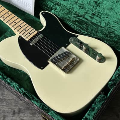 2024 Maybach Teleman T54 Aged Vintage Cream Tele Amber Pickups COA & Case image 8