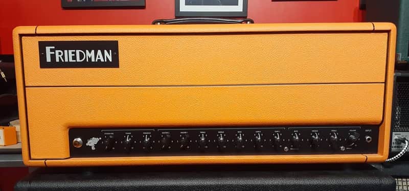 Friedman SS-100 V2 Steve Stevens Signature 2-Channel 100-Watt Guitar Amp Head 2024 -Orange Tolex image 1
